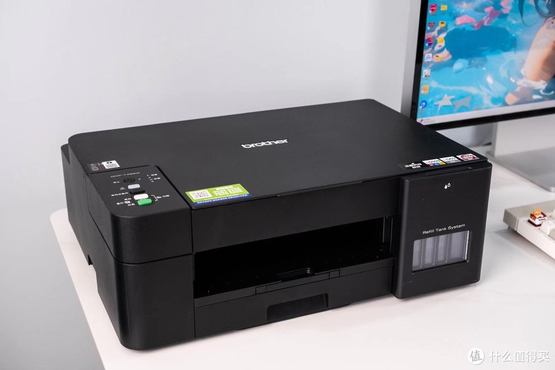 彩色打印机才是90后家庭的必备好物——兄弟DCP-T425W彩色喷墨一体机使用心得